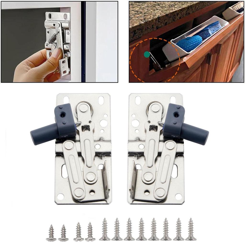 45° Downward Opening Door Hinge with Spring for Sink Cabinet