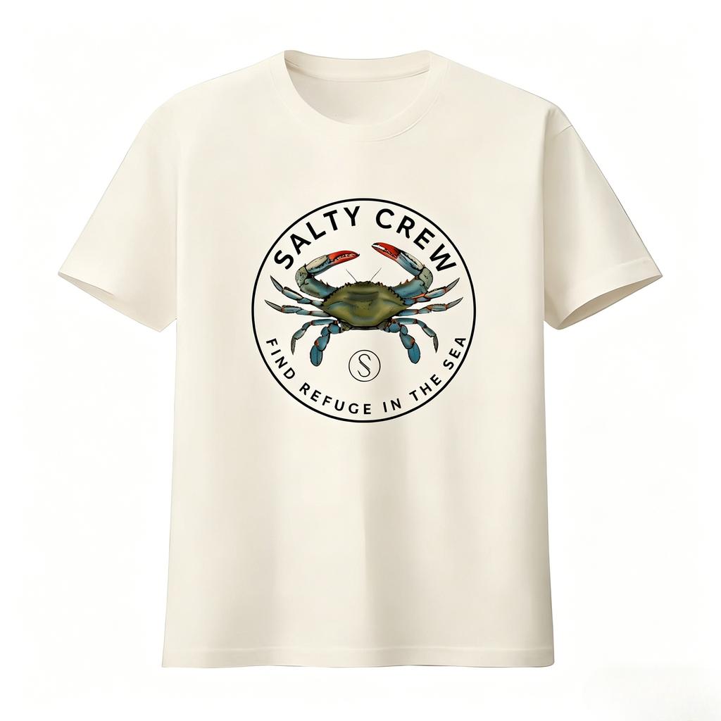 Salty Crew Blue Crabber T-Shirt Finde Zuflucht im Meer Streetwear Mode Herrenbekleidung Damenbekleidung 2026 Sommer T-Shirt