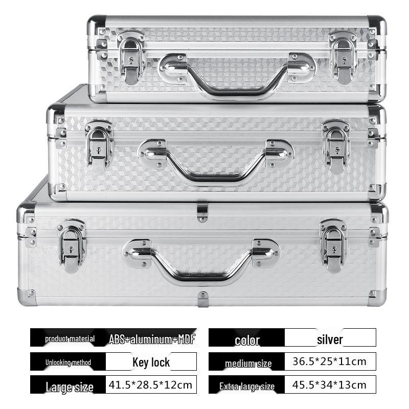 Shockproof Aluminum Alloy Toolbox with Combination