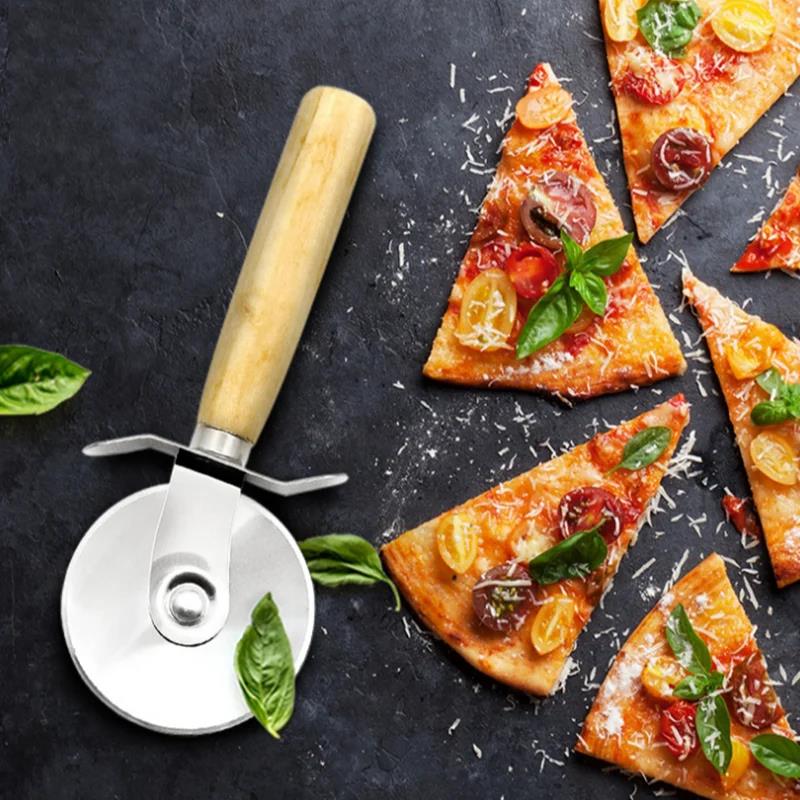 Oven Pizza Accessories Cutting Wheel Baking Supplies Stainless Steel Pizza Cutter Pastry and Pastry Accessories Slicer Shovel 1