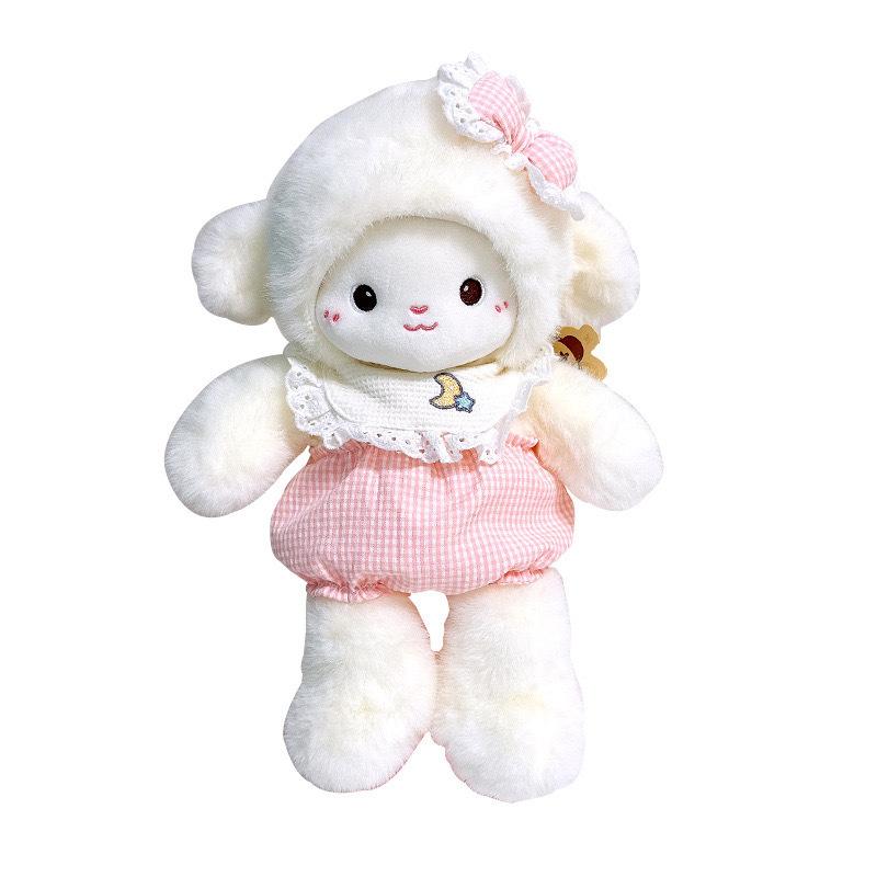 New Cute Park Plush Toy Lamb Doll Girl Sleeping with Doll Comforting Companionship Gift