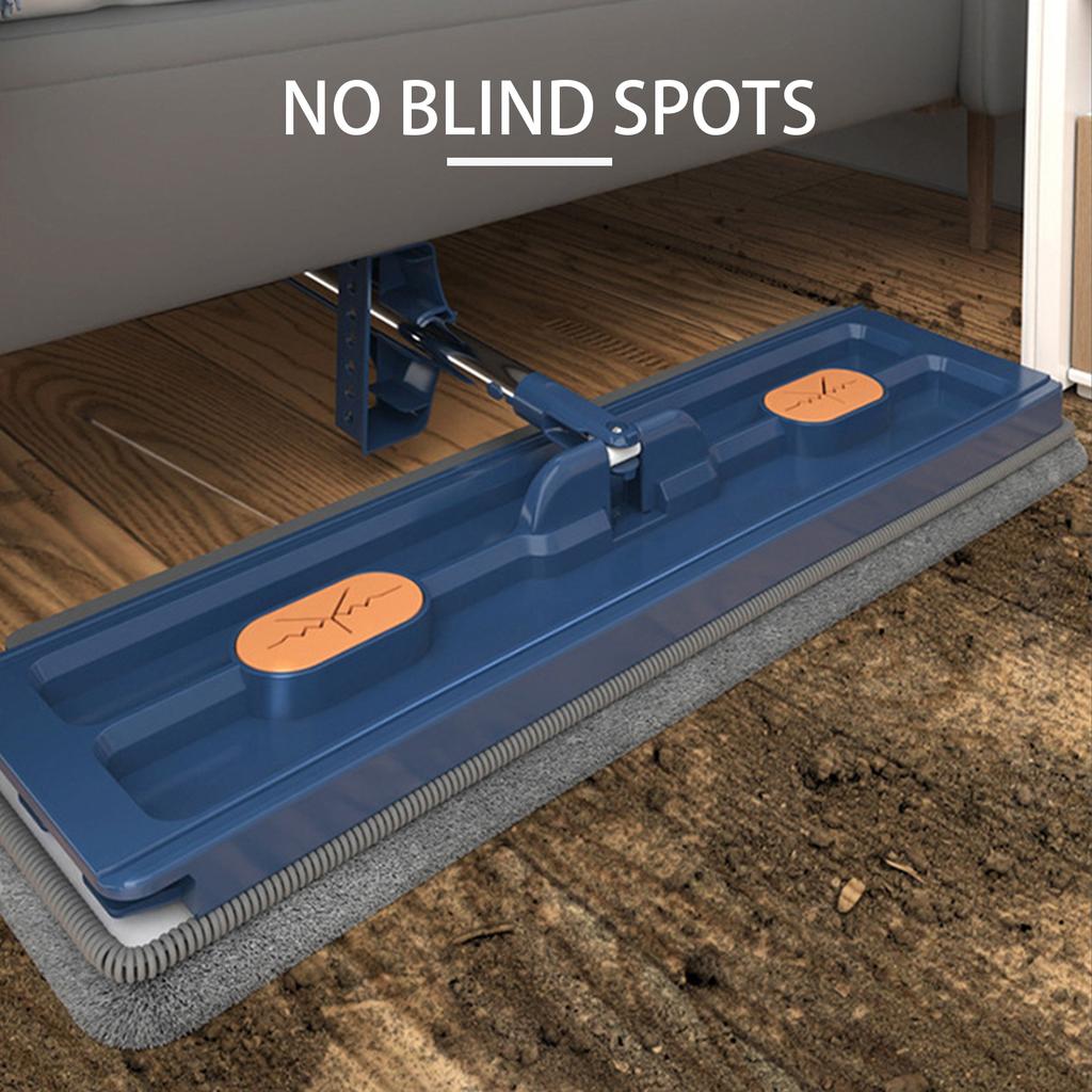 Plus Large Flat Mop,360 Rotation Flat Mop With Bucket With 2 Microfiber Pads,for Tile,Hardwood,Window Wet And Dry