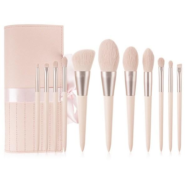 

[Same-day shipping] 11-piece soft powder makeup brush set + pouch, the most popular beauty accessory in Korea