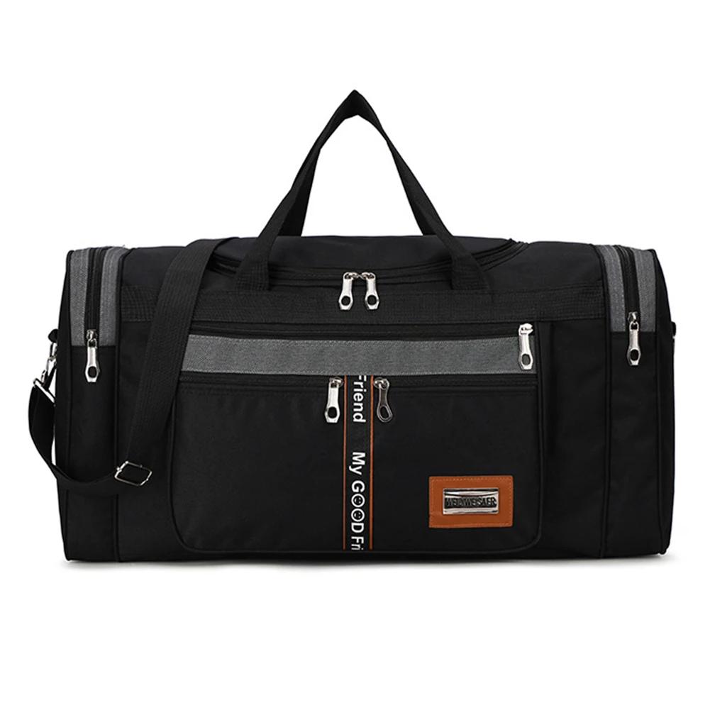 Oxford Fitness Bag Large Capacity Yoga Sports Backpack Multifunctional Wear-resistant Adjustable Strap with Zipper for Men Women
