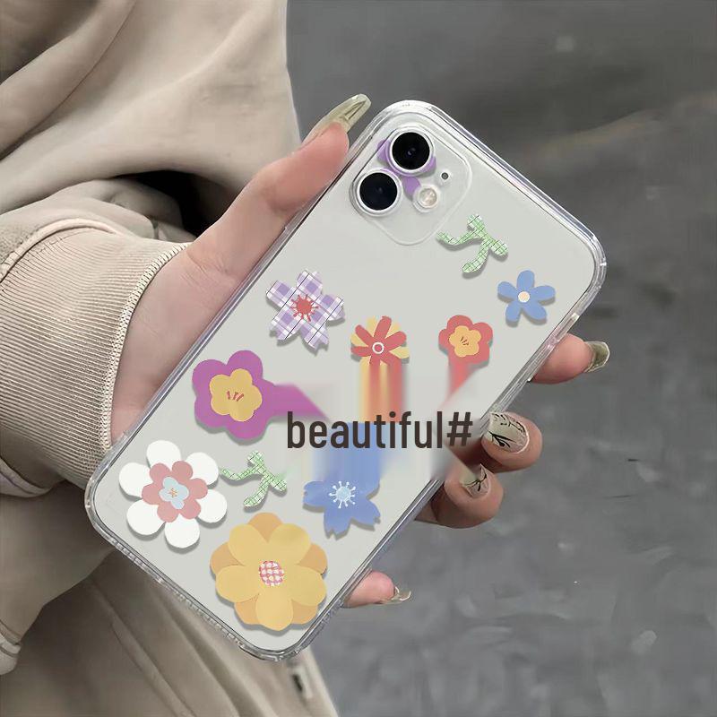 

Butterfly Flower Tattoo Soft Case for Apple 13-17/16 Pro Max Apple 8 Plus