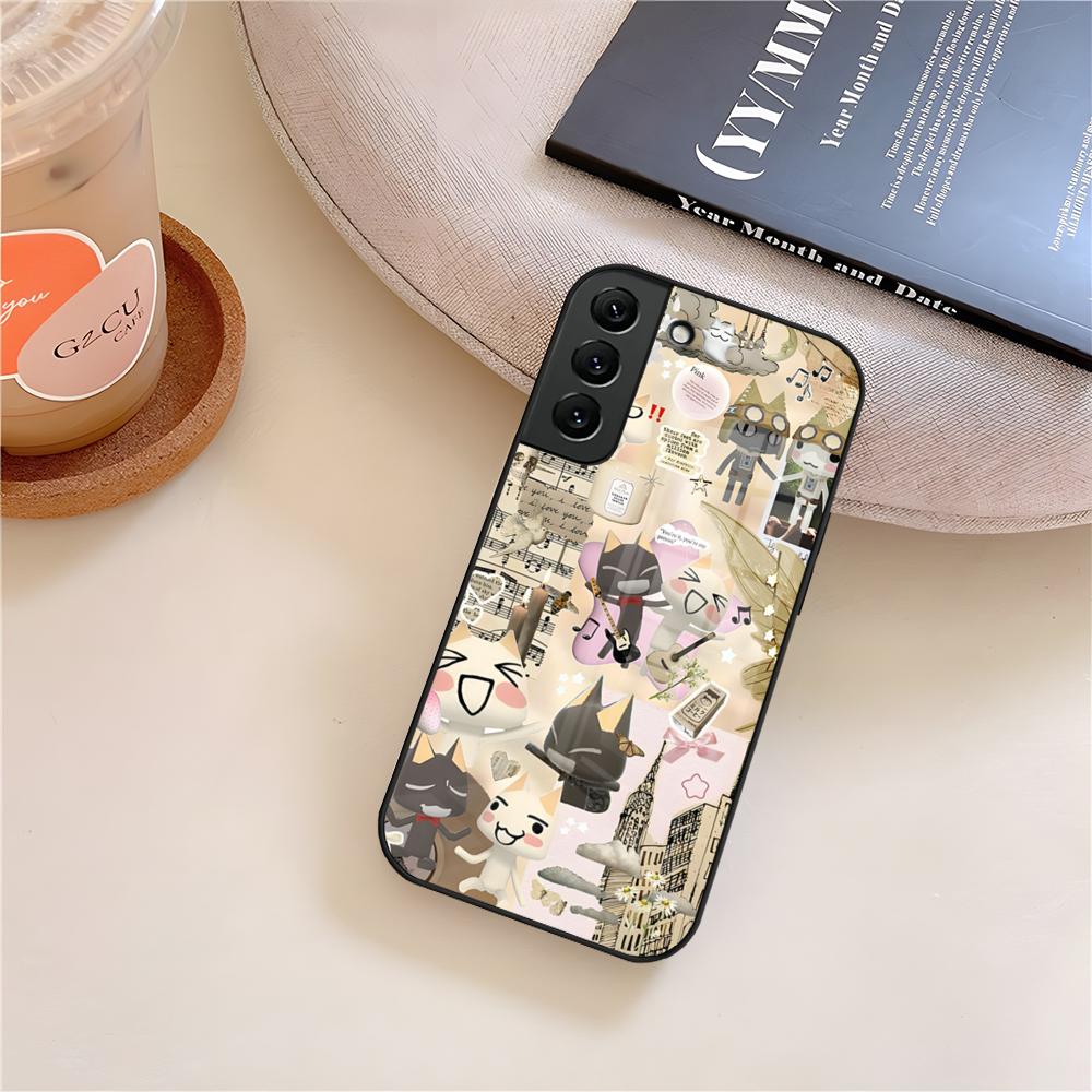 Cartoon Inoue Toro Cute Phone Case Glass For Samsung Galaxy S25 S23 S24 S21 S22 S20 Ultra Fe Plus A15 A14 Cover