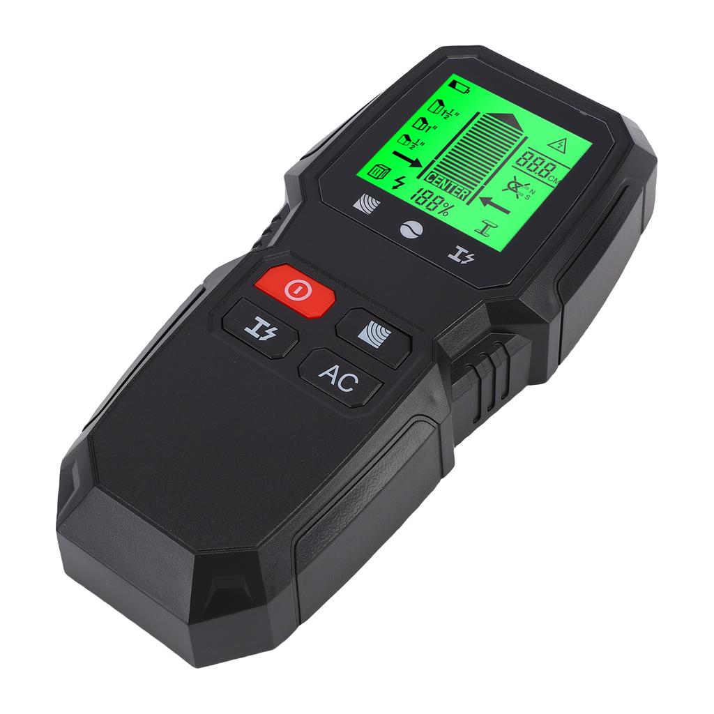 Wall Scanner Detector 5 in 1 Multi Functional Stud Finder LCD Display for Wood AC Wire Metal Studs Cables Joists