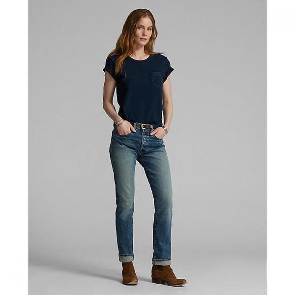 Rrl Cotton Linen Pocket Tee  Wmrrkninn820010410 