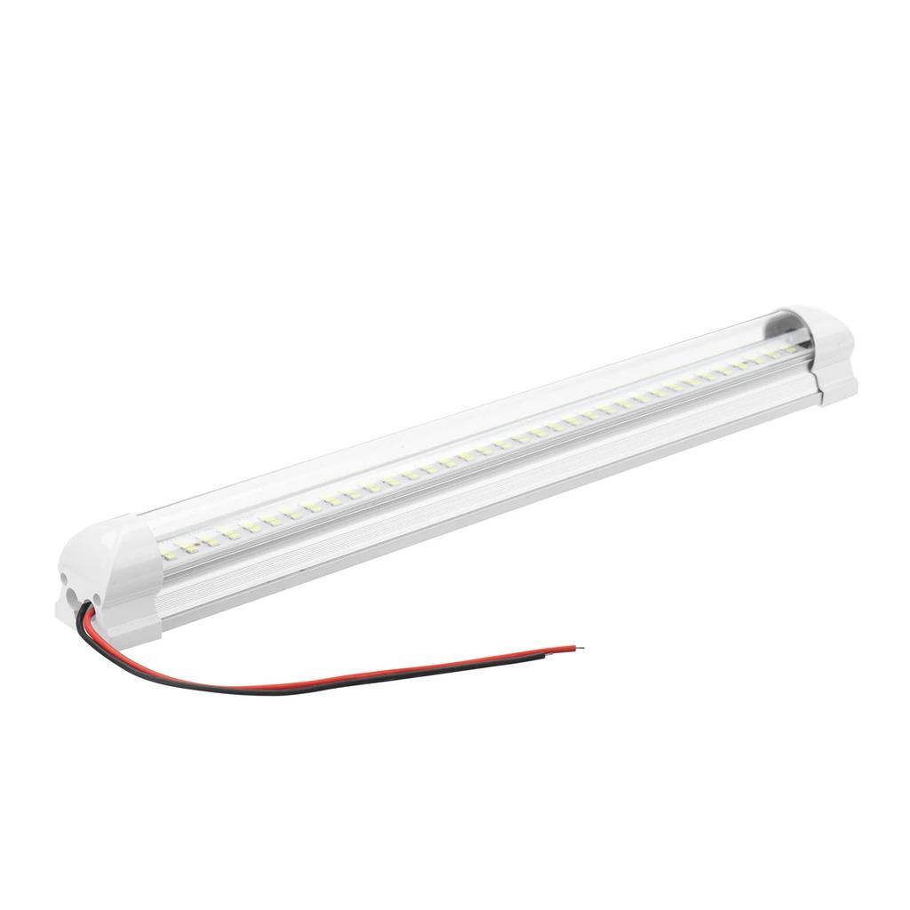1/2Pcs 108LED Car Interior Lamp White Strip Light Bar Reading On/Off Switch Van Cabin Lorry Truck Camper Boat Caravan RV 12V 24V