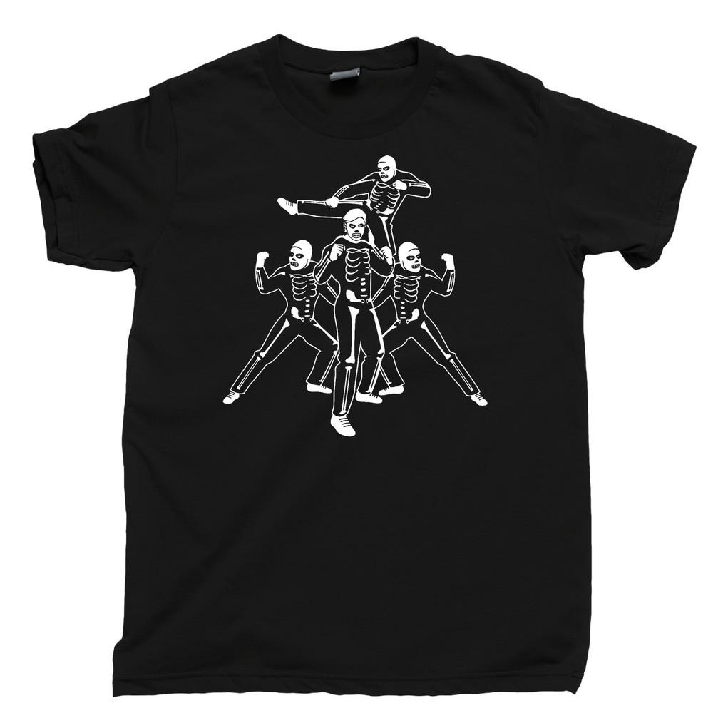 

Johnny Lawrence Cobra Kai Skeleton Costume T Shirt Sweep The Leg Karate Kid Tee L