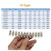 1pcs U H Type 12 Position Plastic Barrier Terminal Strip Block Barrier Screw Block Connection Strips for Electrical Wiring 3A10A