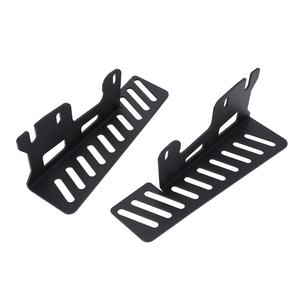 2PCS Fog Light Location Mount Brackets Left Right Aluminum Alloy Black for Raptor 2022 to 2023