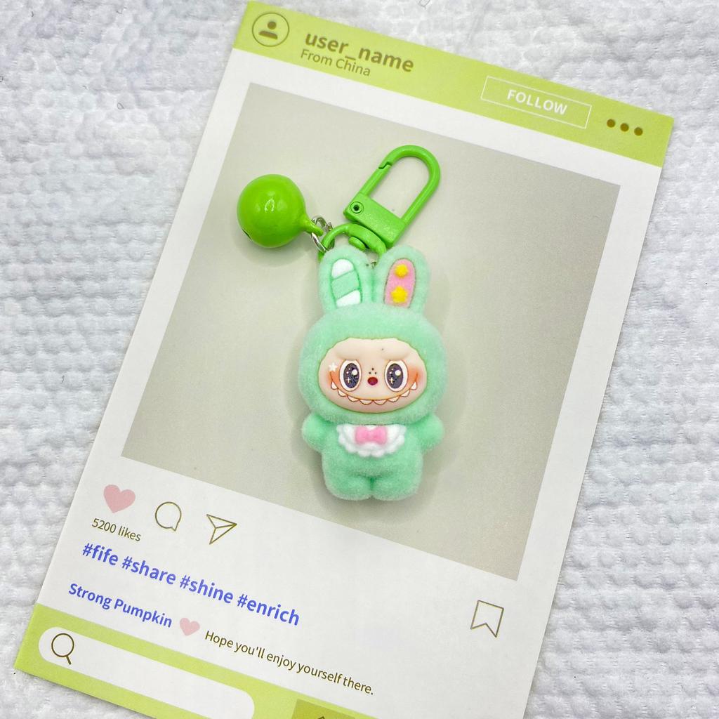 Flocking Pony Cart DIY Resin Accessories Mobile Phone Chain Bag Hanging Tide Play Blind Box Bag Desktop Ornament