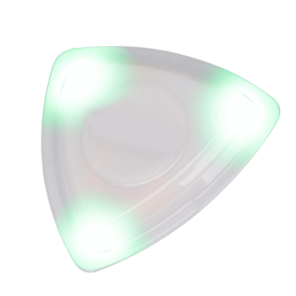 Pene de chitară luminoase cu lumină LED de înaltă sensibilitate, înlocuitor pentru pene de chitară cu baterie, verde