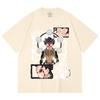 230 Gsm 100% Cotton Demon Slayer V106 Zohakuten Print Unisex Heavy Cotton T Shirt
