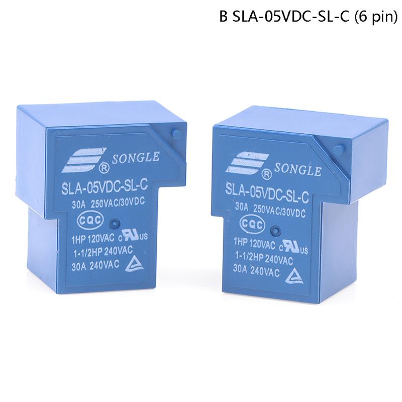 2ks/šarže 4/5/6pinové napájecí relé Sla-5Vdc-Sl-C Sla-12Vdc-Sl-C Sla-24Vdc-Sl-C