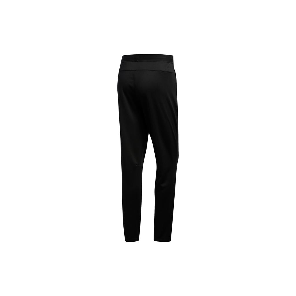 adidas Knitted Sweatpants Men's Black Moderate Straight Fit Pants FJ5135