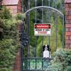 Metal Poster Beware of Dog Sign Private Property Protection No Trespassing Wall Art