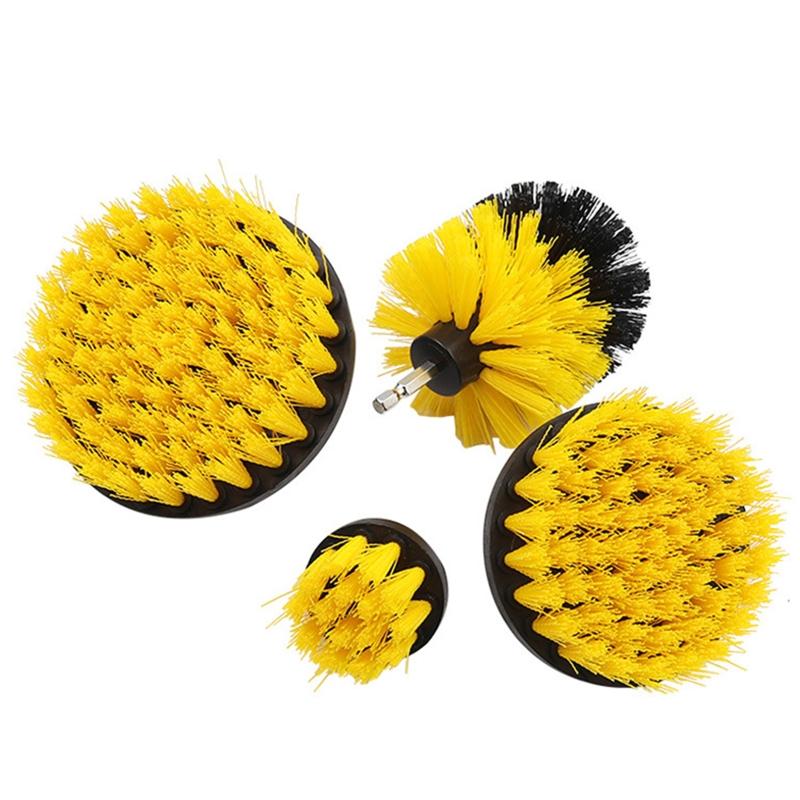 Cleaning Scrub Brush Electric Drill Brush Kit Auto Tires Cleaning Tools for Tile