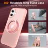 For iPhone 17 Case Magnetic Kickstand TPU+PC Shockproof Hybrid Phone Cover