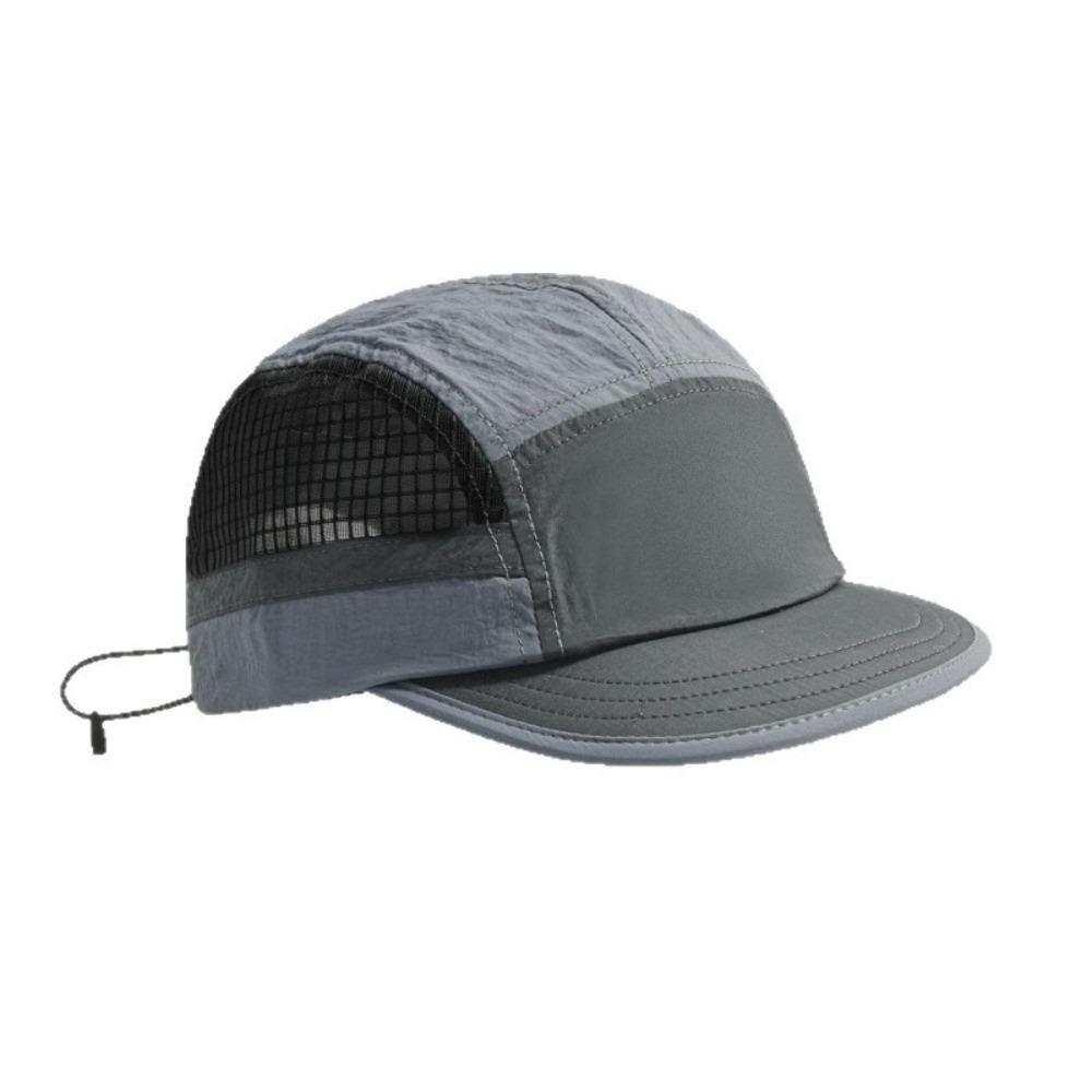 Color-Blocked Quick-drying Baseball Cap Soft Brim Mesh Running Caps Daily Wear