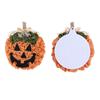 Wall Hanging Pumpkin Burlap Wreath Linen Halloween Pumpkin Wreath Decorative   Christmas