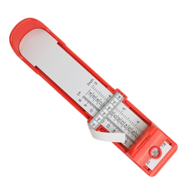 Safe Plastic Kids Foot Gauge 20CM Length for Measuring Foot Width and Size Home Foot Measuring Device