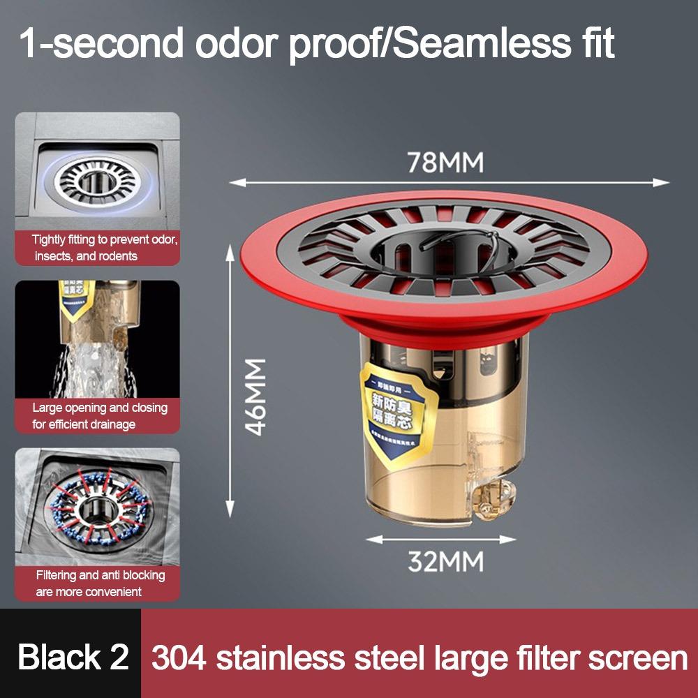 Zdejmowany rdzeń odpływu podłogowego zapobieganie owadom sitko kanalizacyjne wtyczka kuchnia akcesoria łazienkowe