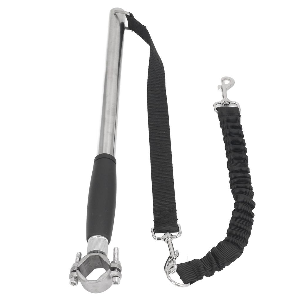 Retractable Bicycle Dog Leash High Strength Stainless Steel Safety Dog Bike Exerciser Leash for Exercising Training