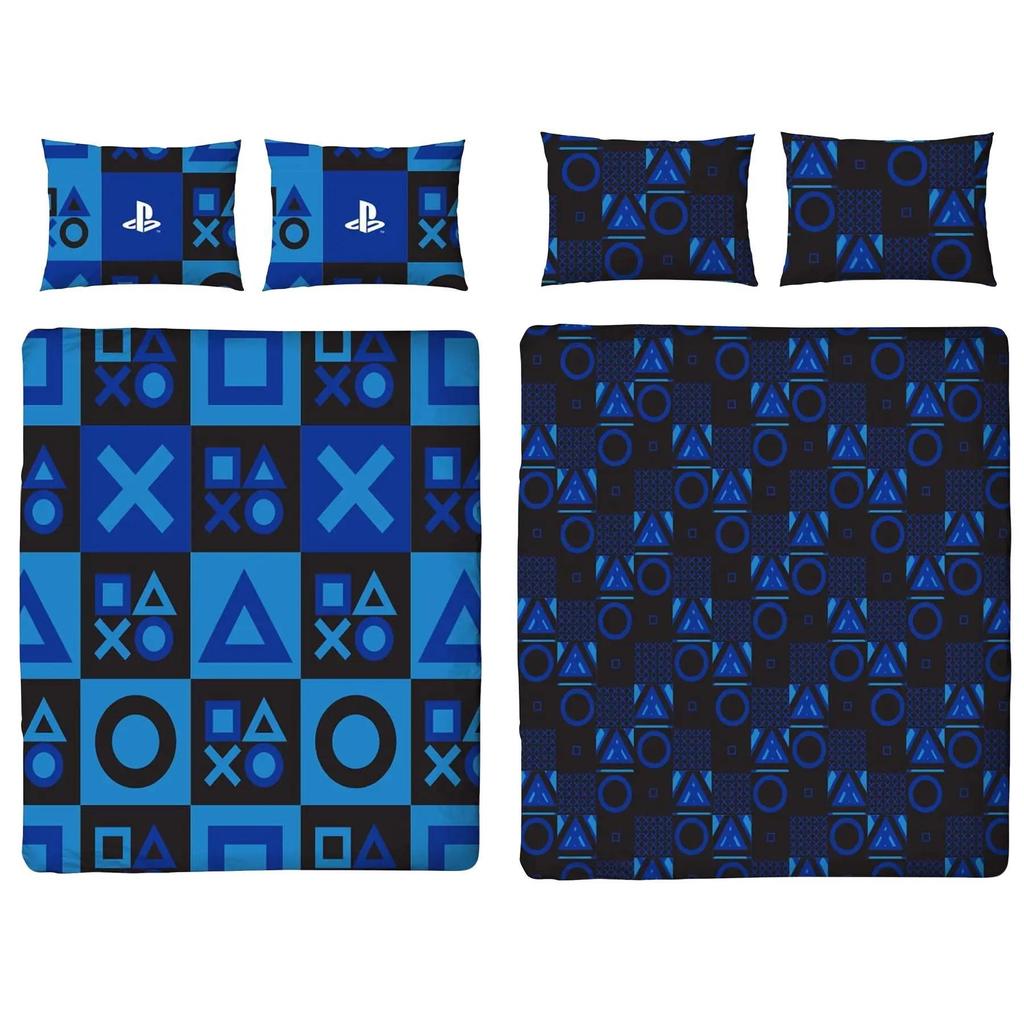 Playstation Checked Reversible Duvet Set