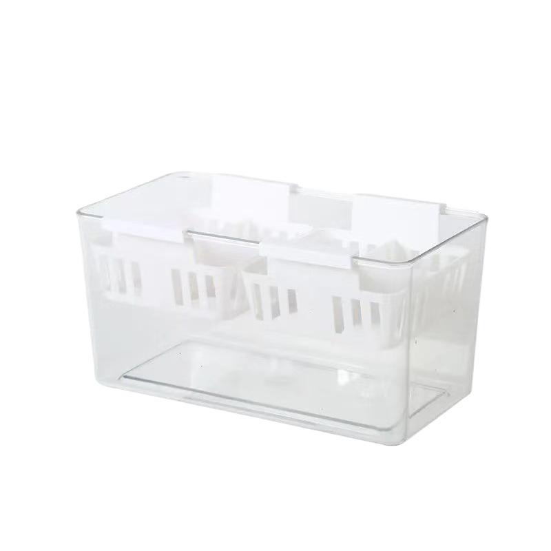 Clear Acrylic Square Hydroponic Planter 8 Hole Basket Flower Grow Kit Bulb Care Root View Indoor Decor