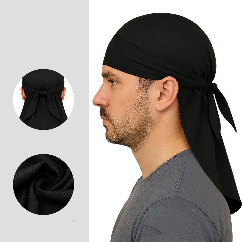 Outdoor Bandana Head Scarf No Forehead Marks Sunshade Baseball Hats Sweat Absorbing Comfortable Cycling Sport Head Scarf