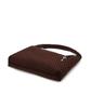 Athe Vanessabruno Dark Brown Neoprene Weaving Shoulder Bag L Aaba6E851W3
