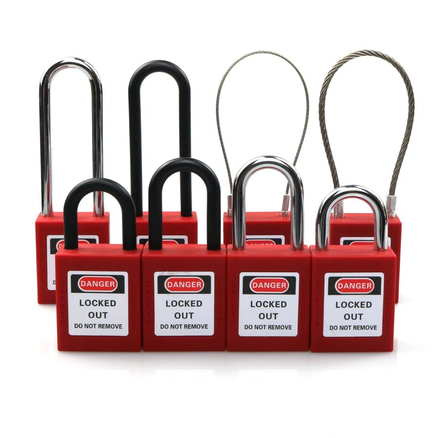 38mm Industrial Safety Padlock LOTO Lockout Nylon Engineering Shackle Personal Energy Lockout Direct Multiple Specifications 6