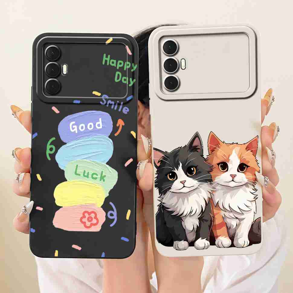 For Tecno Spark 8 Pro KG8 Case Fashion Cartoon Animals Silicone Back Cover For Tecno Spark 8Pro 8 PRO 6.8" Phone Cases Coque
