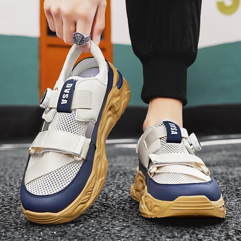Neue Sommer Atmungsaktive Trendige Mode Lässige Anti-Rutsch Weiche Sohle Sport Freizeit Outdoor Strand Sandalen für Männer Herrenschuhe
