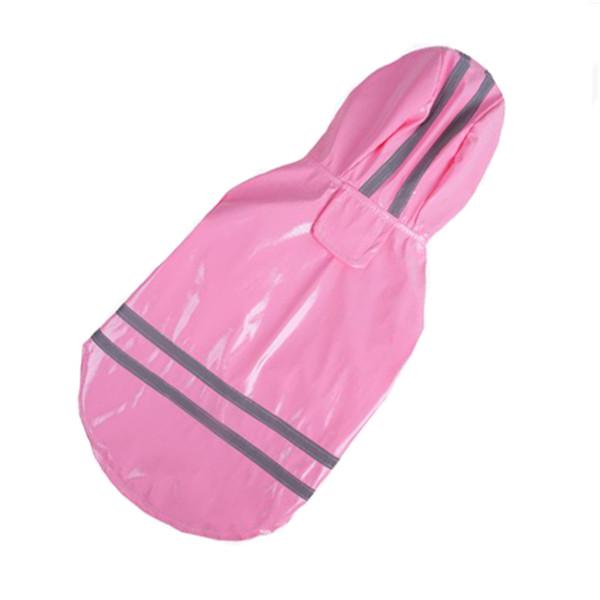 Haustier Hund Regenmantel Jacke Welpe Wasserdicht Kapuze Windschutz Kleidung Leichtgewicht