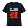 Simca Logo Tričko B3002 Retro Francouzský Výrobce Aut Design Cool Vintage Styl vintage Vypraný homme Univerzální Pohodlné Unisex