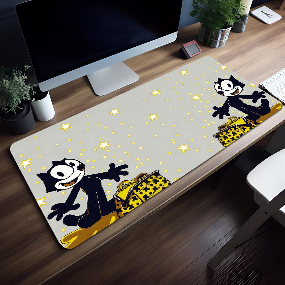 Mouse Pad MousePad Funny the Non-slip Lockedge F-Felix Office Student Cartoon Gaming Thickened Cat Large Writing Pad Cushion