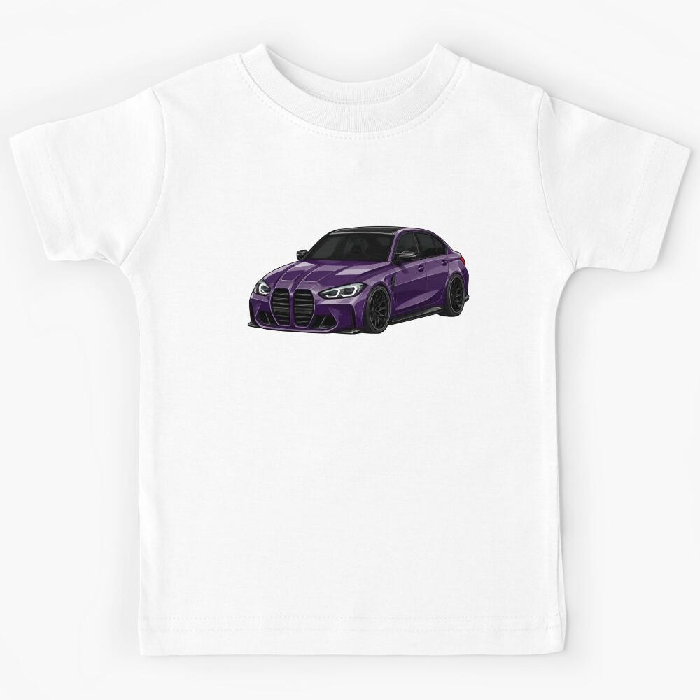 G80 3 Competition Twilight Purple Metallic Performance Sedan Mini Toon Kids T-Shirt 100