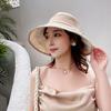 Basin hat new women's spring and autumn versatile bucket hat splicing college trendy sunscreen and UV protection sun hat
