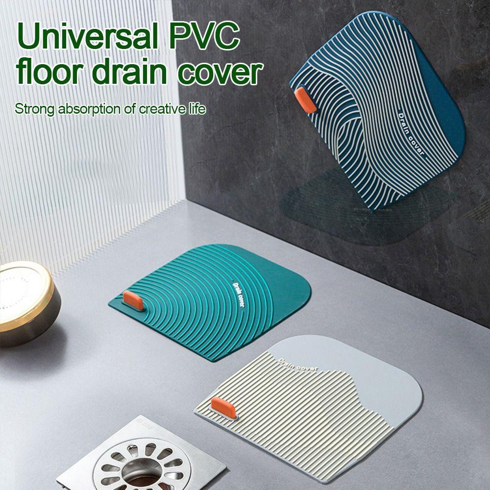 Soft Floor Drain Cover Insect-proof Sink Seal Mat Portable Sewer Pipe Cover Bathroom Accessories