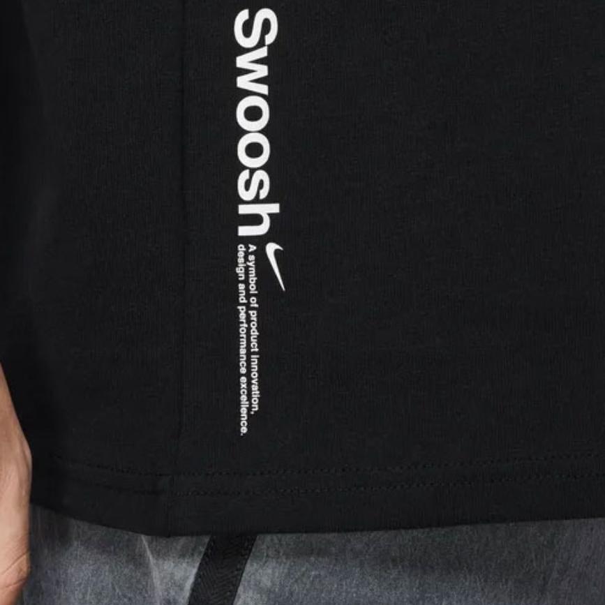 New Nike Set In Sleeve T Shirt Men's Black DX6307-010