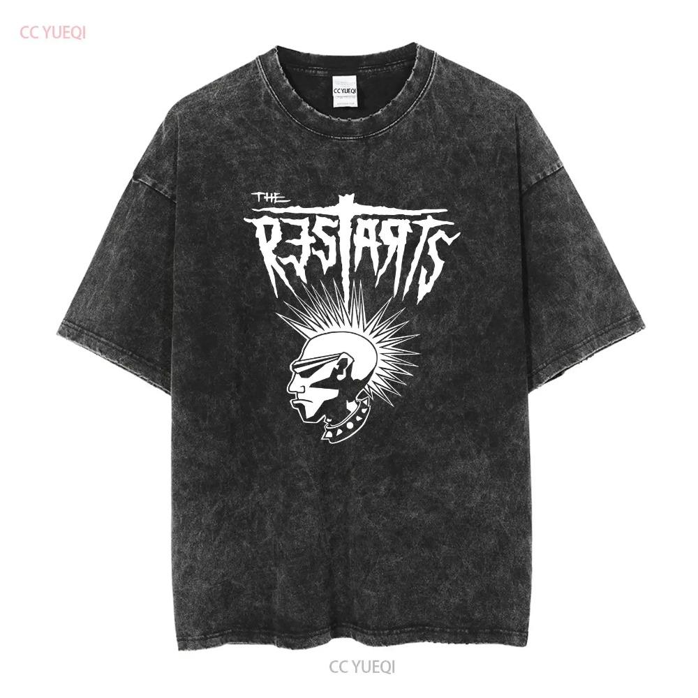 The RESTARTS UK T SHIRT Official Merch Hardcore Skate Ska Street Punk Rock Long or Short Sleeves Vintage Washed