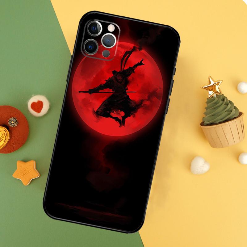 Japan The Samurai Ninja Phone Case For iPhone 17 16 16E 15 14 12 11 13 Pro Max 12 13 Mini 17Air Shockproof Cover