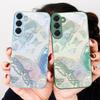 Lucky Butterfly Painting For Samsung S26 S22 S8 S9 S10 S20 Ultra S21 Pro S22 Plus S23 FE S24Ultra S25 Edge S24+ Glass Phone Case
