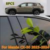For Mazda CX-50 2023-2025 Pillar Posts Door Piano Black Trim Decal Cover Kit