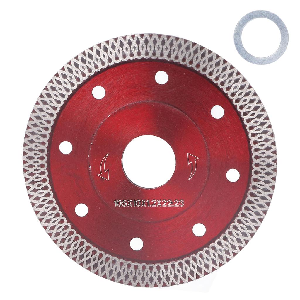 Diamond Saw Blade Cutting Porcelain Tile Ceramic Granite Marble Brick Grinding Polishing 4in Red