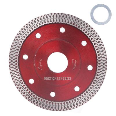 Diamond Saw Blade Cutting Porcelain Tile Ceramic Granite Marble Brick Grinding Polishing 4in Red
