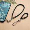 Sturdy Anti-Drop Bodhi Lotus Phone Lanyard with Finger Ring & USB Flash Drive Pendant - Universal for Men & Women